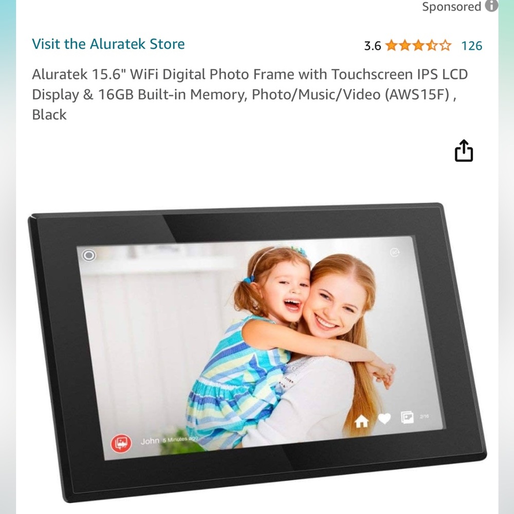 Touchscreen photo album